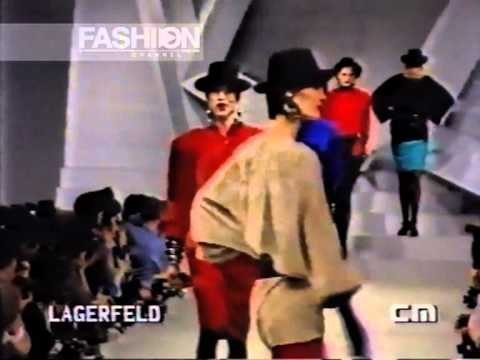 Karl Lagerfeld Autumn Winter 1984 1985 Paris Pret a Porter Woman by Canale Moda