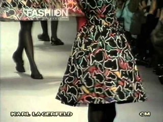 "Karl Lagerfeld" Spring Summer 1990 Paris pret a porter women by Canale Moda