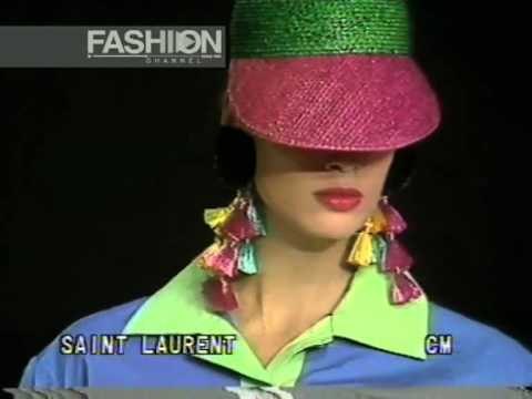 Yves Saint Laurent Spring Summer 1988 Paris pret a porter women by Canale Moda