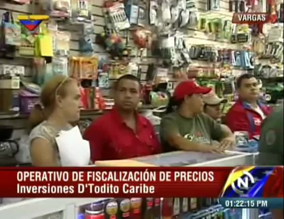 (Vídeo) En Vargas Autoridades multaron a papelería con 200 UT por vender con sobreprecio