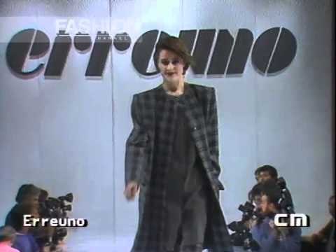 Erreuno Autumn Winter 1984 1985 Milan Pret a Porter Woman by Canale Moda
