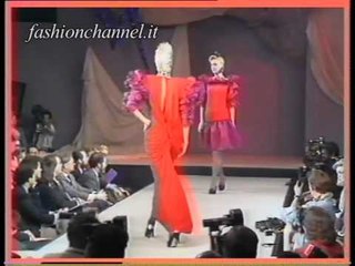 "Zandra Rhodes" Autumn Winter 1988 1989 London 1 of 2 pret a porter woman by FashionChannel