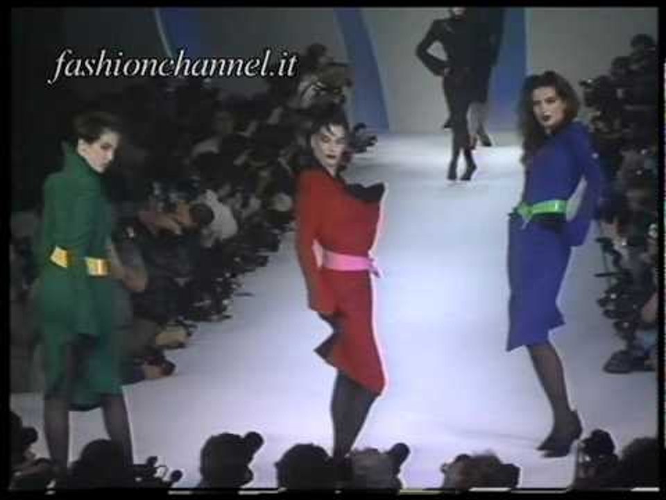 "Thierry Mugler" Autumn Winter 1988 1989 Paris 1 of 2 pret a porter woman by FashionChannel