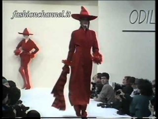 "Odile Lancon" Autumn Winter 1988 1989 Paris 1 of 2 pret a porter woman by FashionChannel