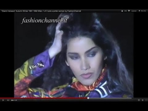 Gianni Versace Fashion Show Autumn Winter 1991 1992 Milan Fashion Week Pret a Porter Women 1 of 3