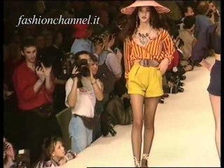 "Yves Saint Laurent" Spring Summer 1991 Paris 2 of 4 pret a porter woman by FashionChannel