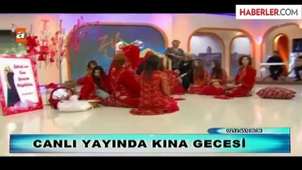 Zahide Yetiş Canlı Yayında Kına Gecesi Düzenledi