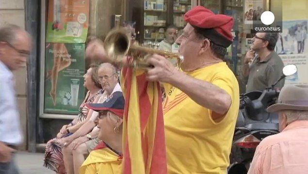 Mobilisation des Catalans pour un référendum sur l'indépendance