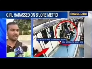 Caught On Camera - College Girl Harassed On Bangalore Metro - Happens Only India