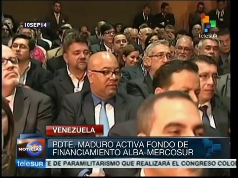 Pdte. Maduro activa Fondo de Financiamiento ALBA-Mercosur