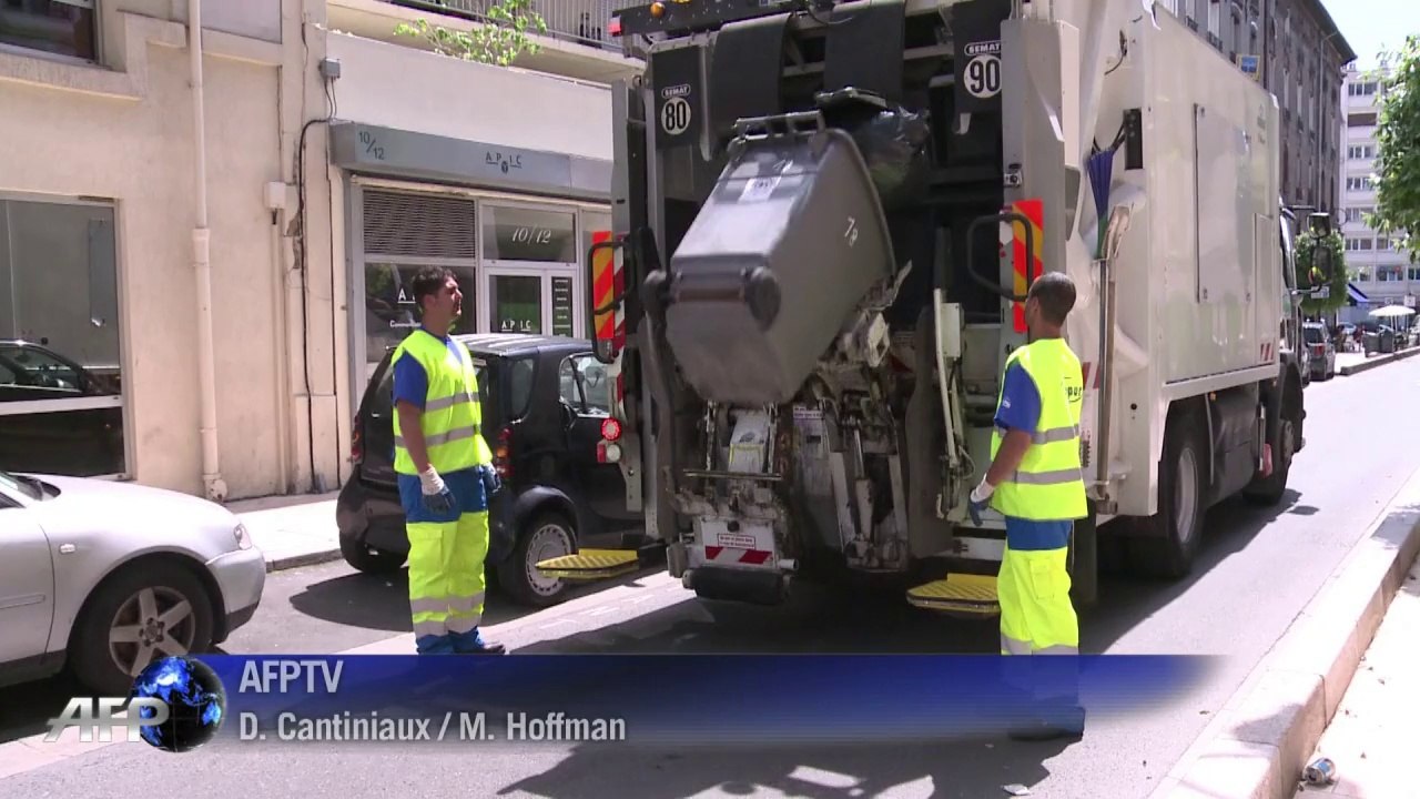 Traumjob müllmann - in frankreich