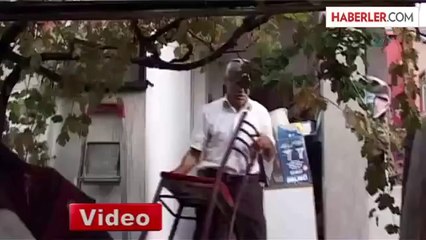 70 Yaşındaki Adam Eşyaları ile Birlikte Sokakta Kaldı