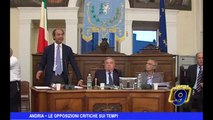 ANDRIA | Le opposizioni critiche sui tempi