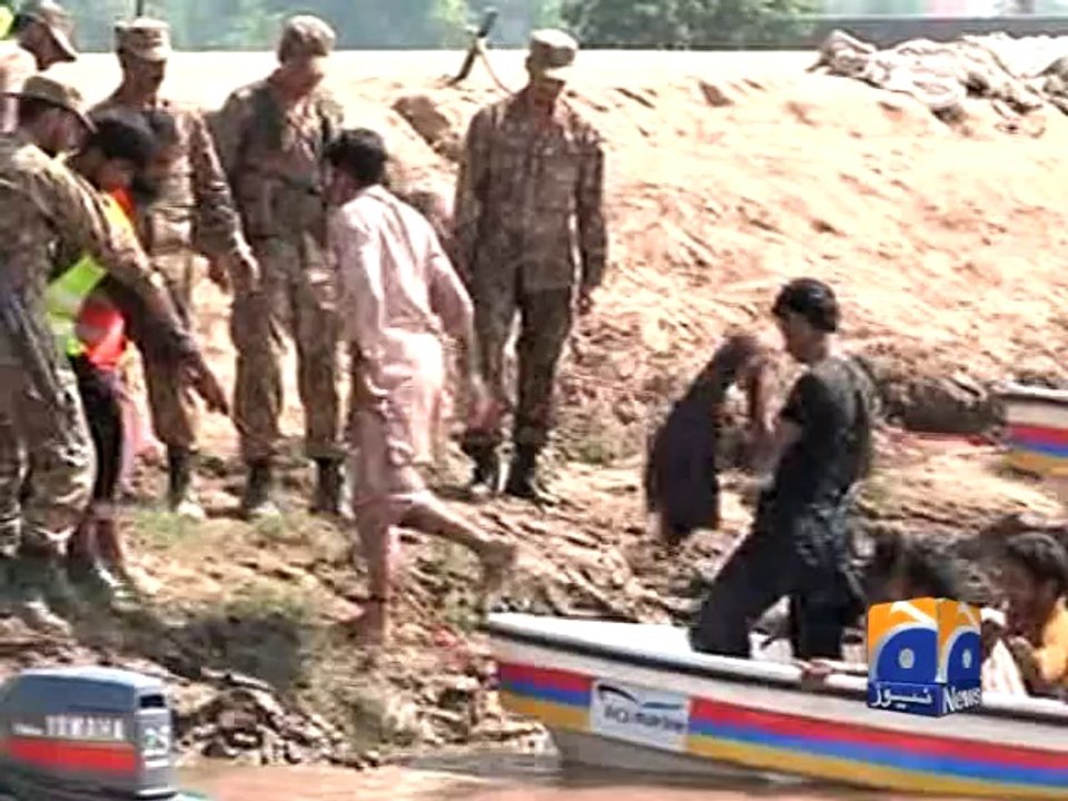 Villages inundated after Athara Hazari dyke Breached-11 Sept 2014
