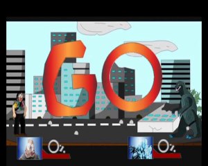 Super cutre bros_ 20 Cacaman vs Godzilla