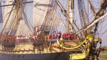 Rochefort : L'Hermione a pris la mer !