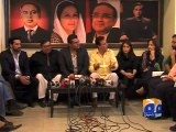 Representatives of film fraternity calls on Chairman PPP-11 Sept 2014