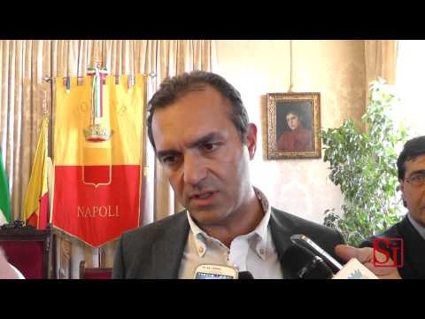 Napoli - De Magistris e la protesta in galleria (10.09.14)