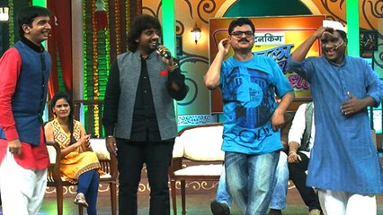 Singer Adarsh Shinde On The Sets Of Chala Hawa Yeu Dya - Comedy Marathi Show