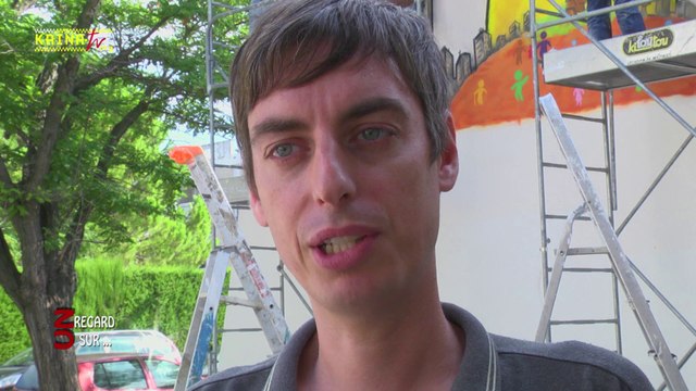 La Paillade : Les jeunes graffent pour le Centre Social Caf