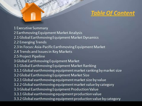 Aarkstore.com - The Global Earthmoving Equipment Market: Key Trends and Opportunities to 2017