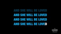 She Will Be Loved in the Style of _Maroon 5_ karaoke video with lyrics (no lead vocal)