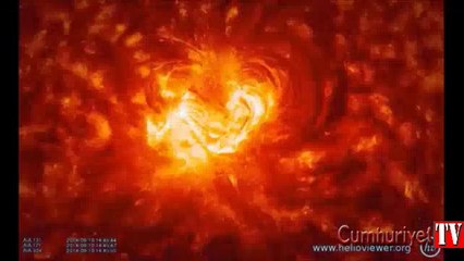 Güneş'te patlama: Hızla dünyaya ilerliyor