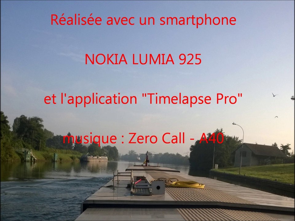 Timelapse - Ecluse de Boran (Oise)