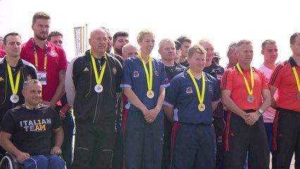 Wounded troops compete at Prince Harry's Invictus Games