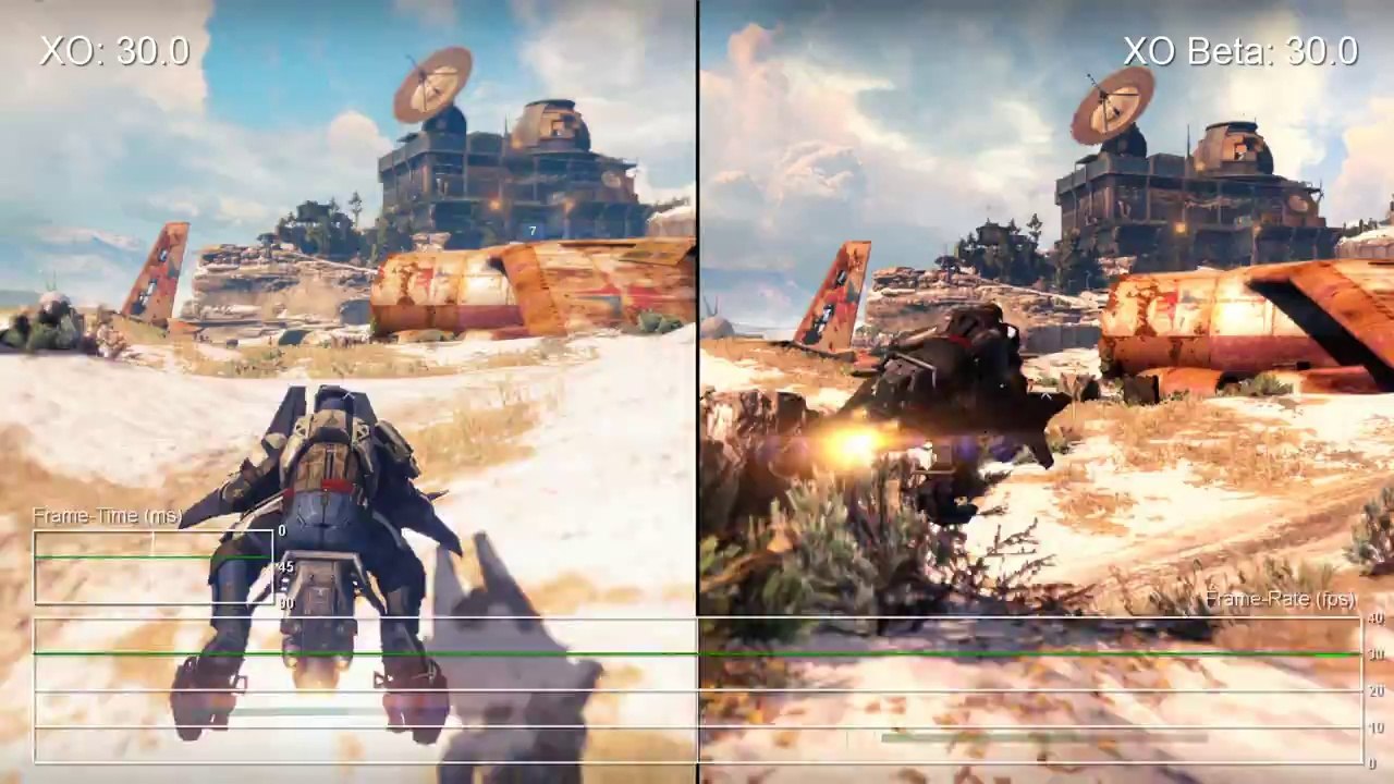 Destiny - Xbox One 1080p Retail vs 900p Beta Frame-Rate Tests