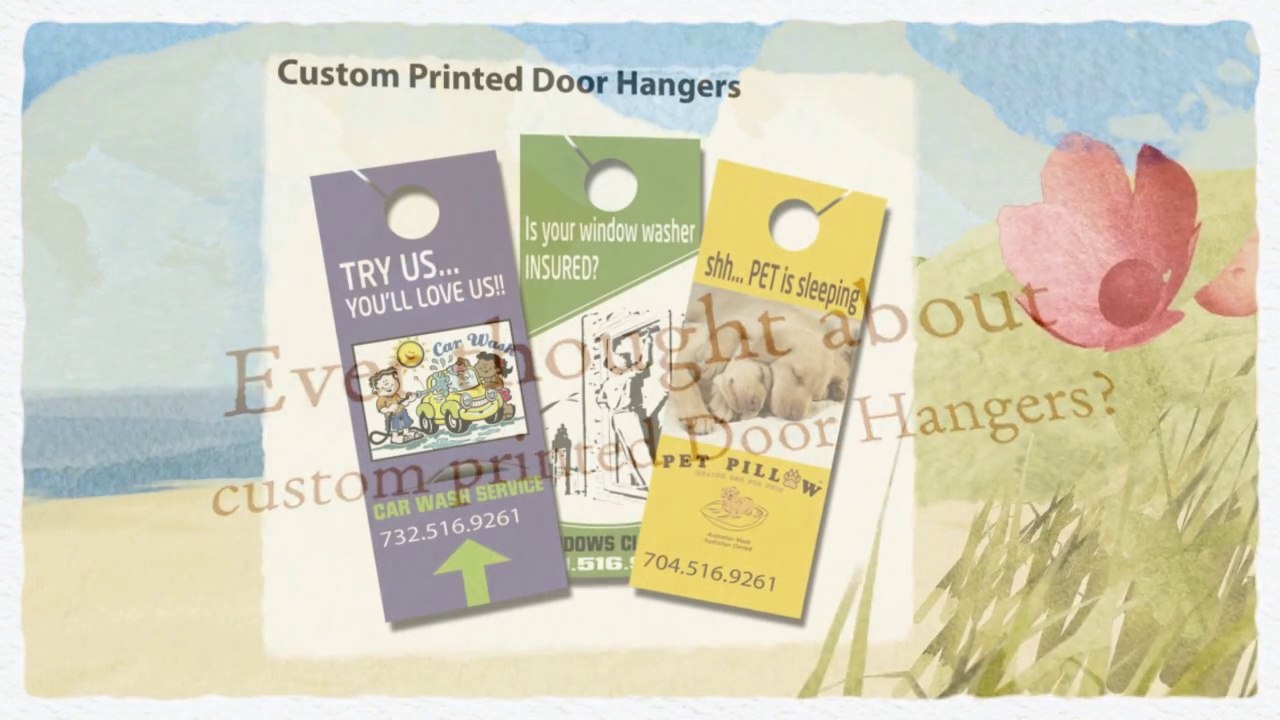 Door Knob Hanger Printing in Freehold, NJ from Highridge Graphics