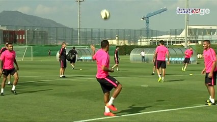 Messi show in allenamento, la 'Pulce' e quella giocata da fenomeno assoluto.