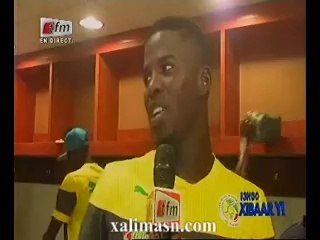 le senegal domine le botswana 2 a 0 - reactions des lions apres le match