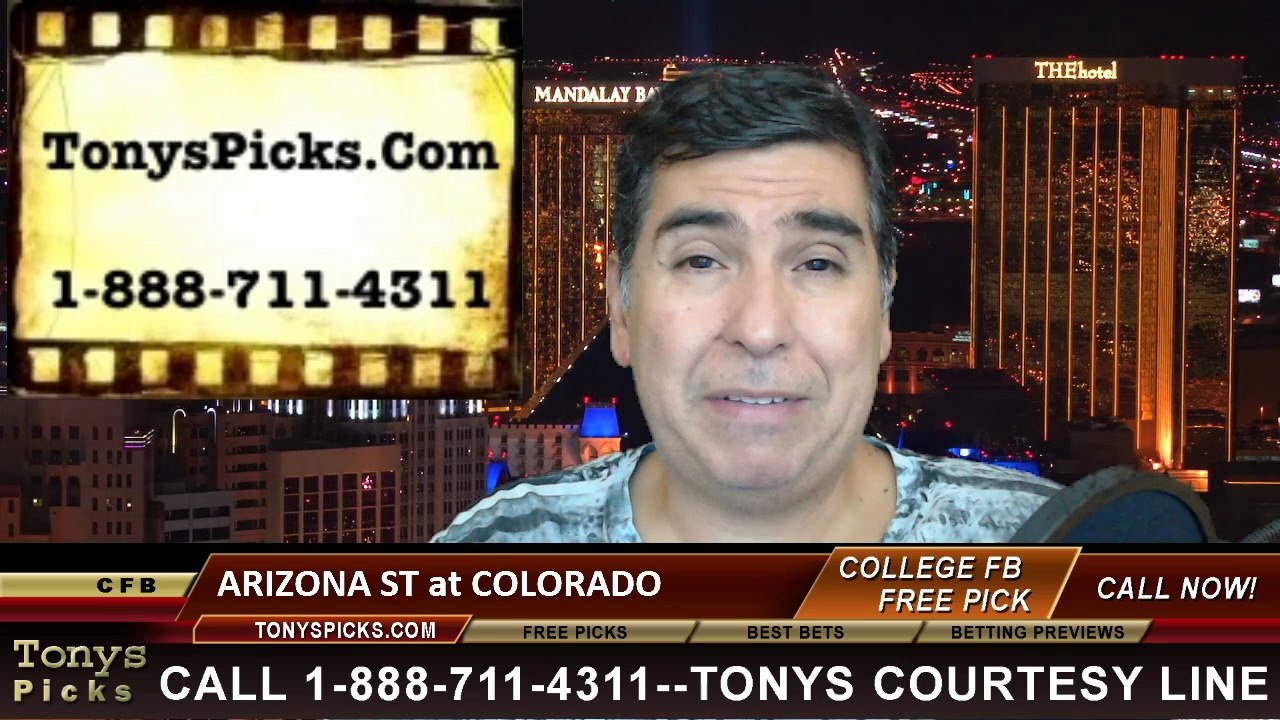 Arizona St Sun Devils vs. Colorado Buffaloes Pick Prediction NCAA College Football Odds Preview 9-13-2014
