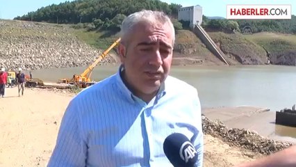 Gökçe Barajı'nın "ölü hacim" bölümünden su çekilmeye başlandı -