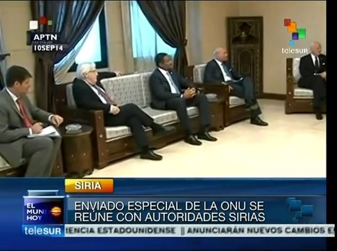 Enviado de ONU a Siria se reúne con autoridades en Damasco