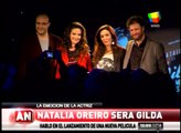Natalia Oreiro_  Pelicula de Gilda en Noticiero _09.2014