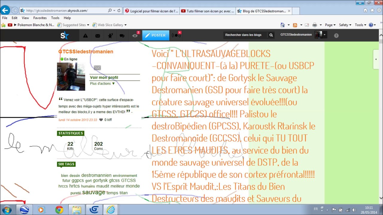 Allez plus sur USBCP l'ultrasauvageblocks convainquent a la purete sur skyrock le rocher du sky!!