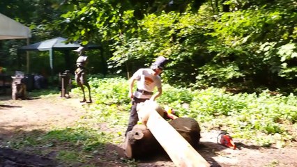 Plener rzeźbiarski i kowalski pod Pachołkiem / StaraOliwa.pl