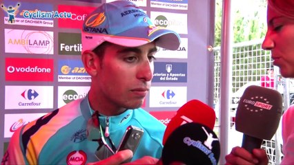 La Vuelta 2014 - Etape 18 - Fabio Aru : "Laisser mon emprunte"