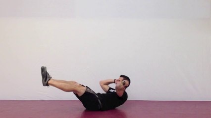 Evde egzersiz - Crunch and Leg Lift - Fitekran.com
