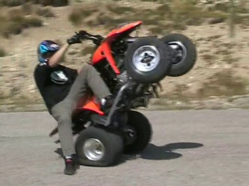 Stuntquad Vintage Inédit  8/15 (Spot de rêve dans les alpes septembre 2006)
