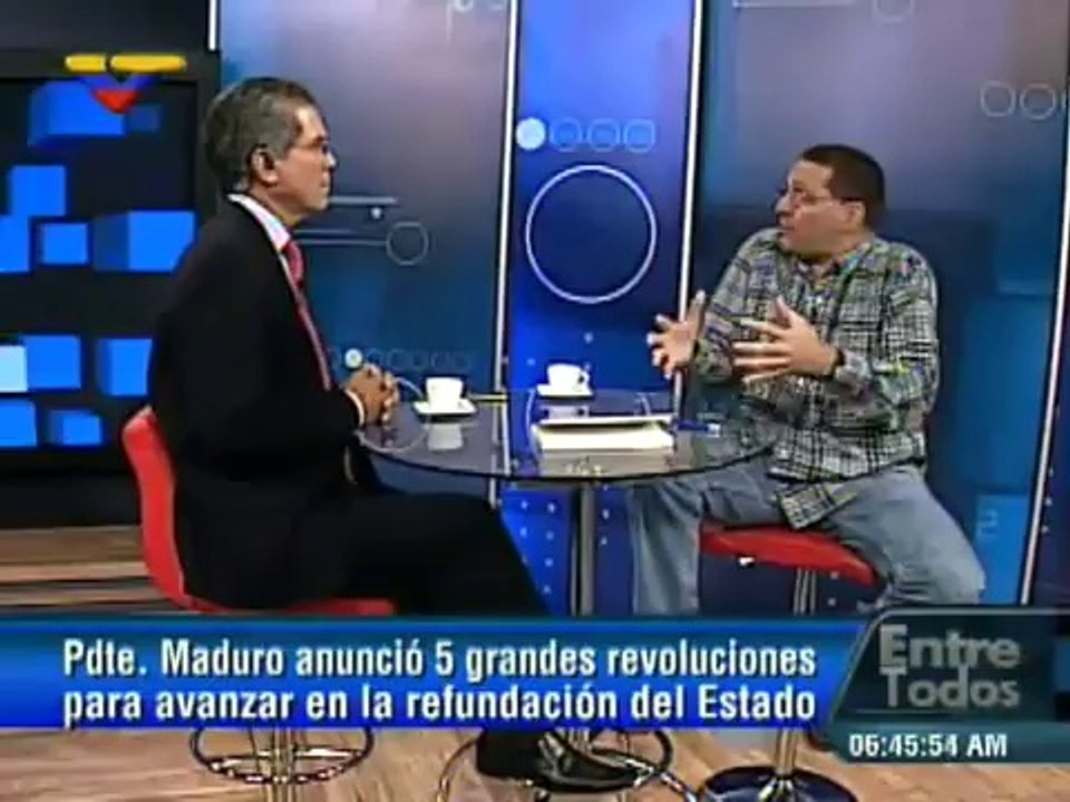 (Vídeo) Entre Todos con Luis Guillermo García del 11.09.2014 (3/6)
