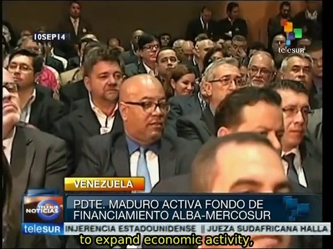 Venezuela: Maduro launches ALBA-MERCOSUR financing fund