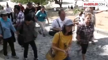 Kapadokya'ya ziyaretçi akını -