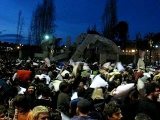 Giant Pillow Fight