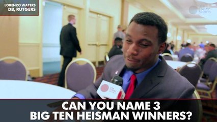 Rutgers and Maryland players don't know anything about the Big Ten