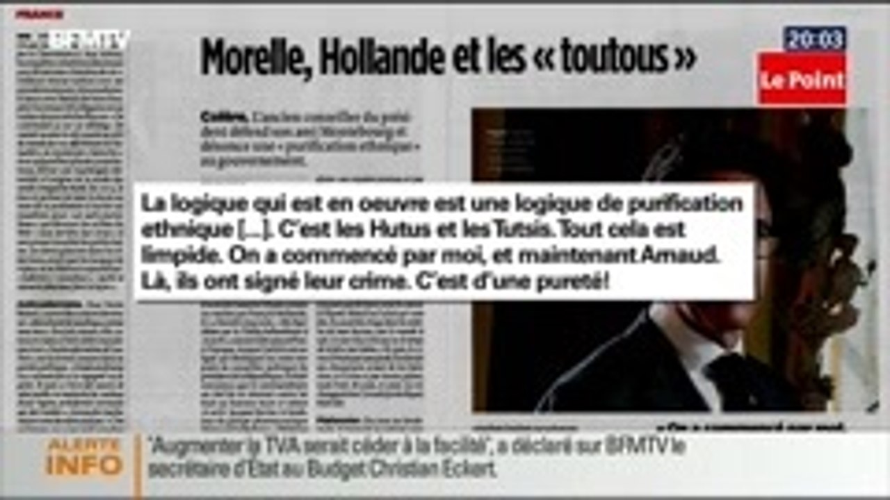 20H Politique: Aquilino Morelle dément avoir donné une interview au Point: "C'est du grand classique", Anna Cabana - 11/09