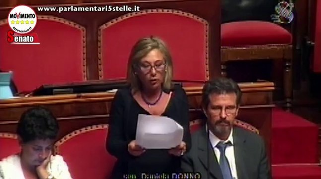 Donno (M5S), intervento del 3 settembre 2014 - MoVimento 5 Stelle