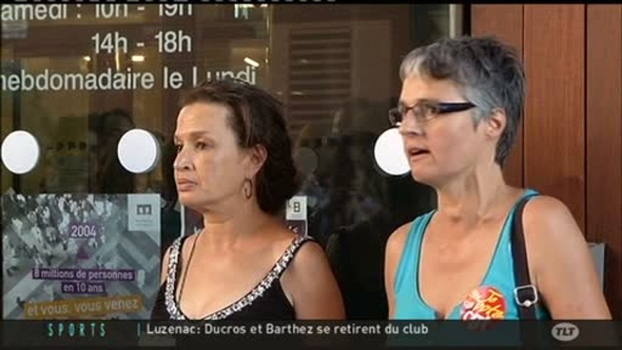 Grève des employés de la Médiatheque Josée Cabanis
